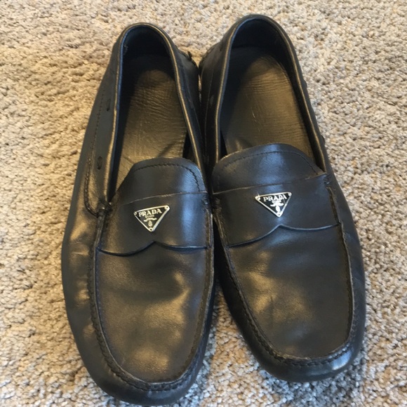 Prada men's black loafers - Picture 2 of 3
